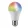 LED izzó RGB 31W