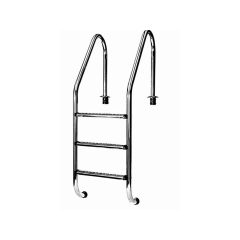 Létra, nagy ívű 4 fokos AISI304